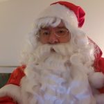Lirekassemanden Madsen som julemand